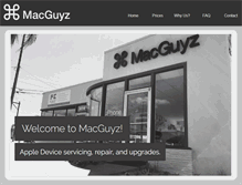 Tablet Screenshot of macguyz.com